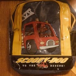 Vinyl Scooby Doo To The Rescue Backpack (Easy To Clean)