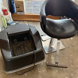 Hairdresser Chair & Pedicure Jacuzzi