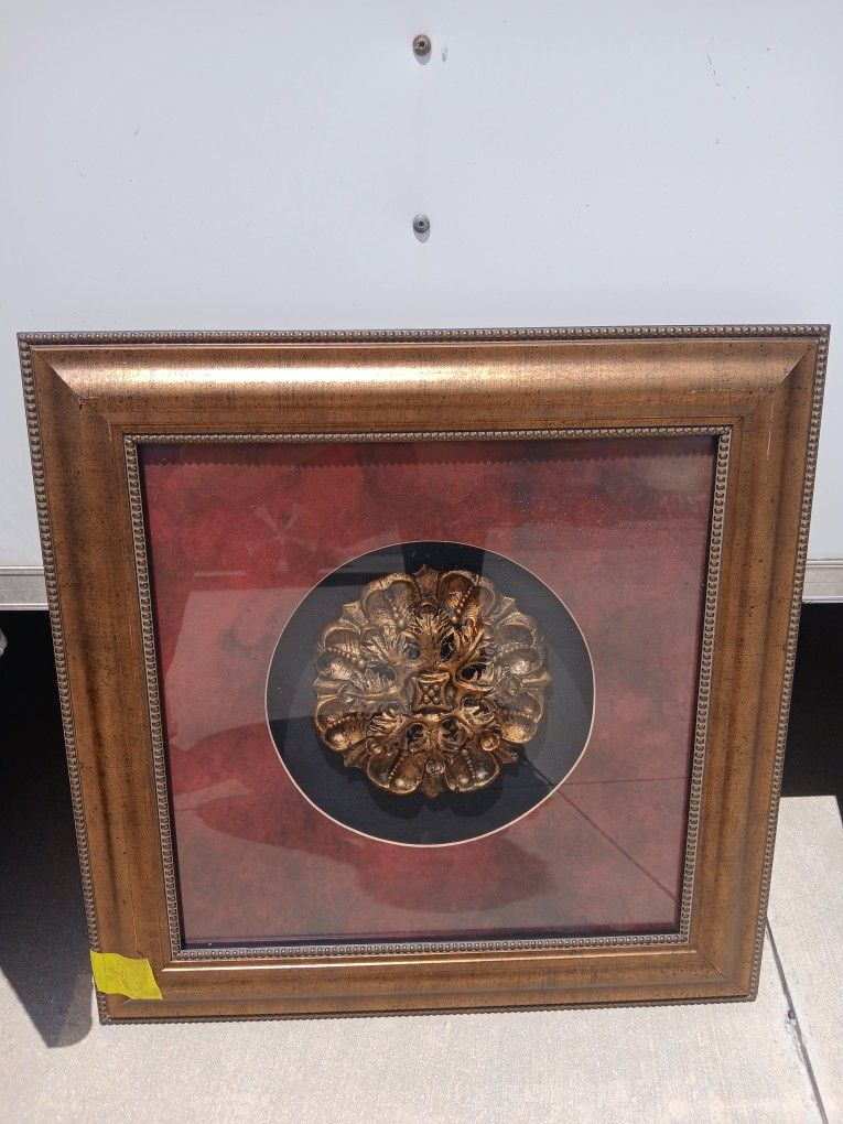 4 VINTAGE WALL ART WITH ORIGINAL FRAMES 