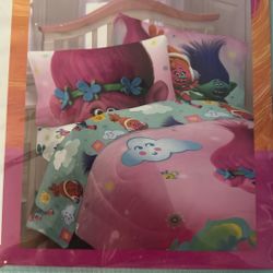 Trolls Twin  Sheet Set For Kids