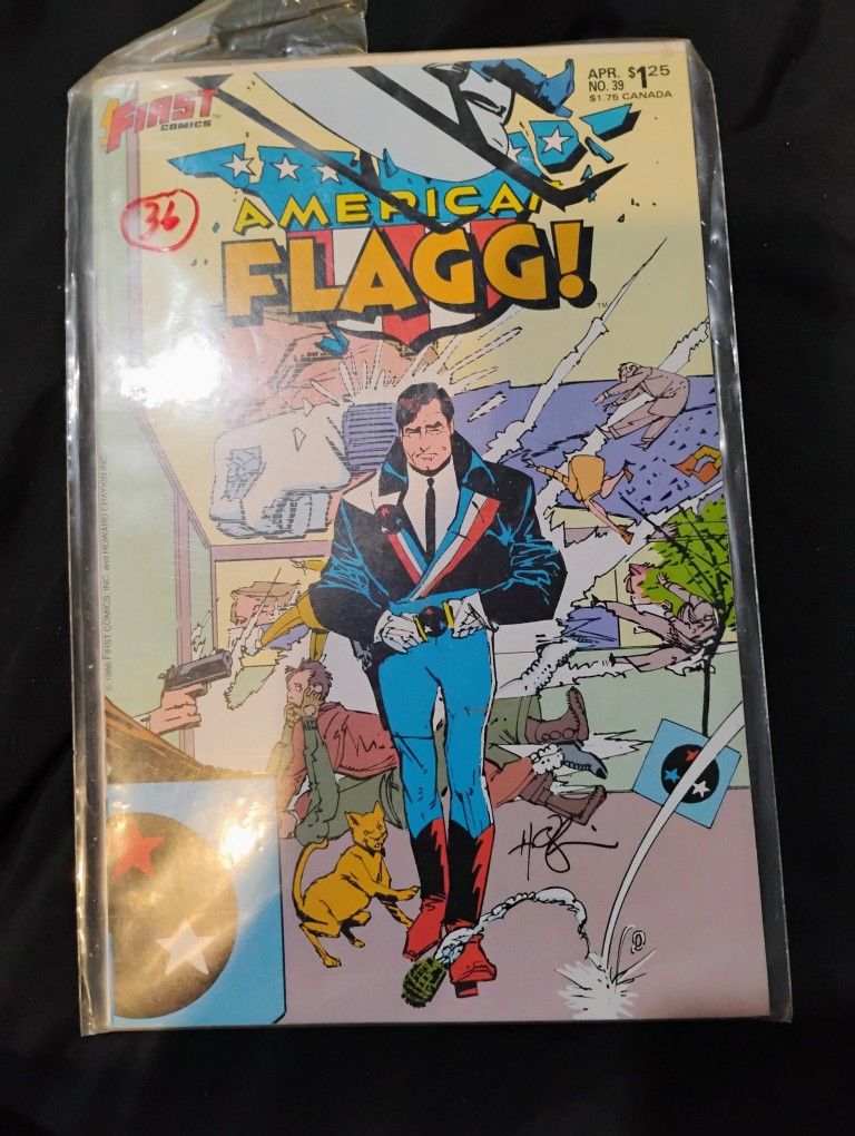 American Flagg! #39 1986 comic book