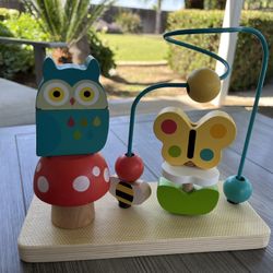 Toddler Bead Maze And Stacking Toy