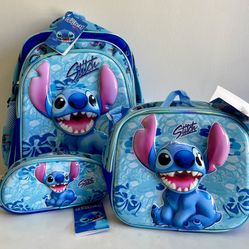 Stitch 3pc Backpack 