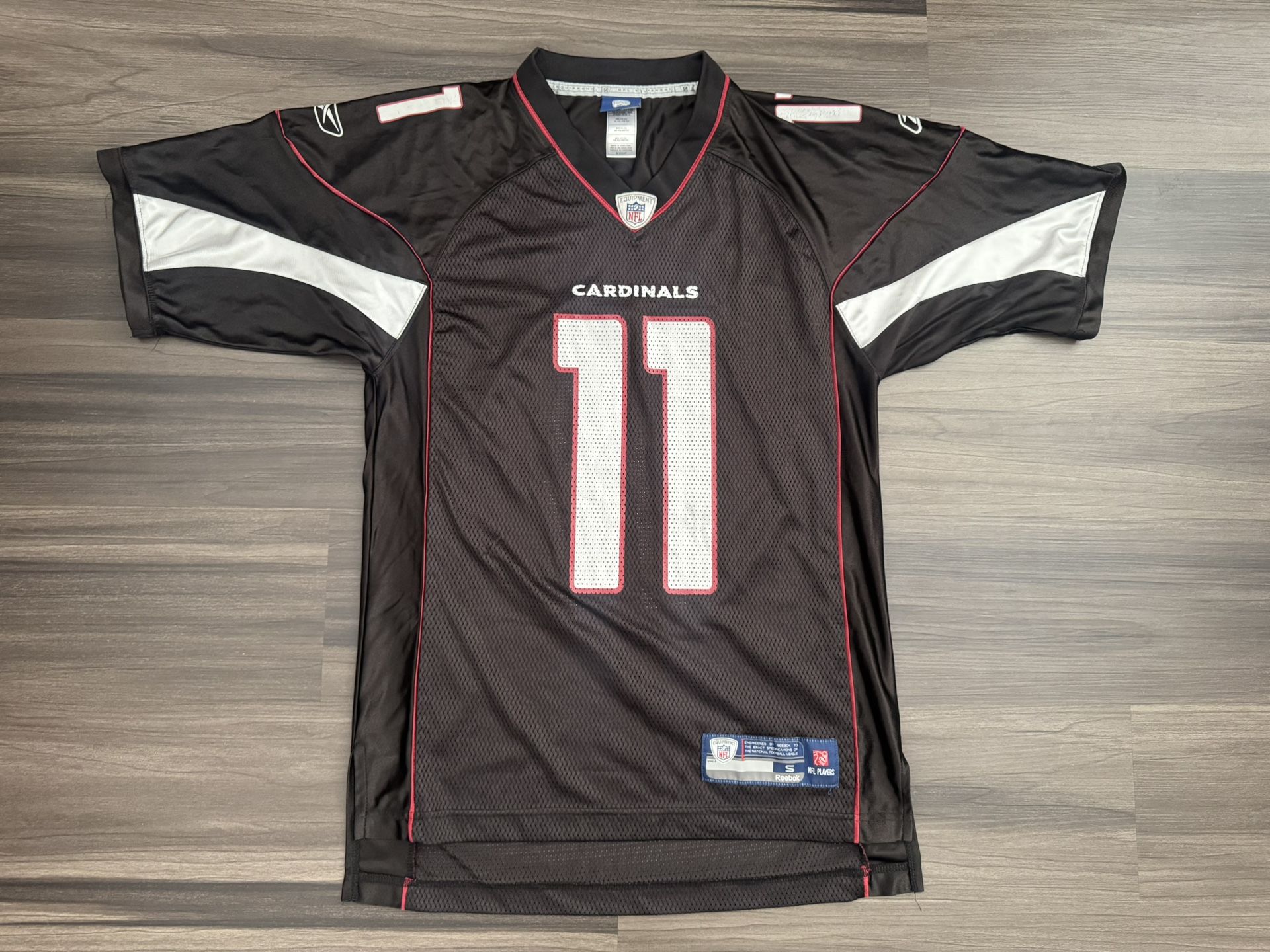 Reebok Larry Fitzgerald #11 Arizona Cardinals On Field NFL Jersey Sz Small