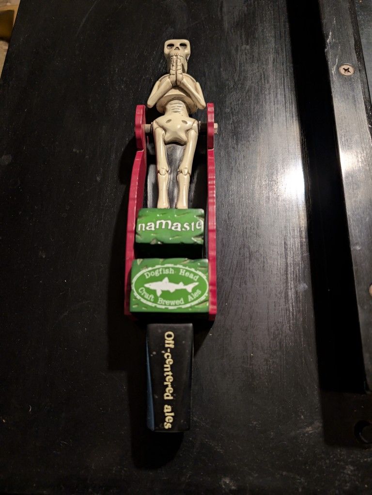 Namaste Dogfish Head Beer Tap Handle Rare