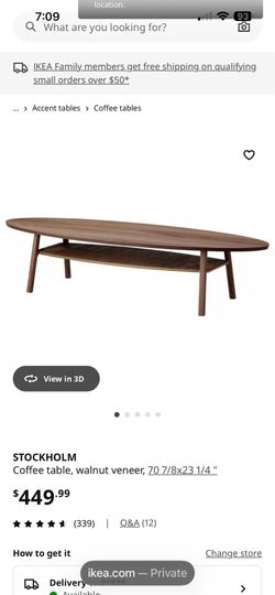 IKEA coffee table gently used