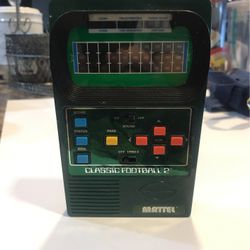 Mattel, Classic Football 2 Electronic Handheld Game, 2002 Tested and Works