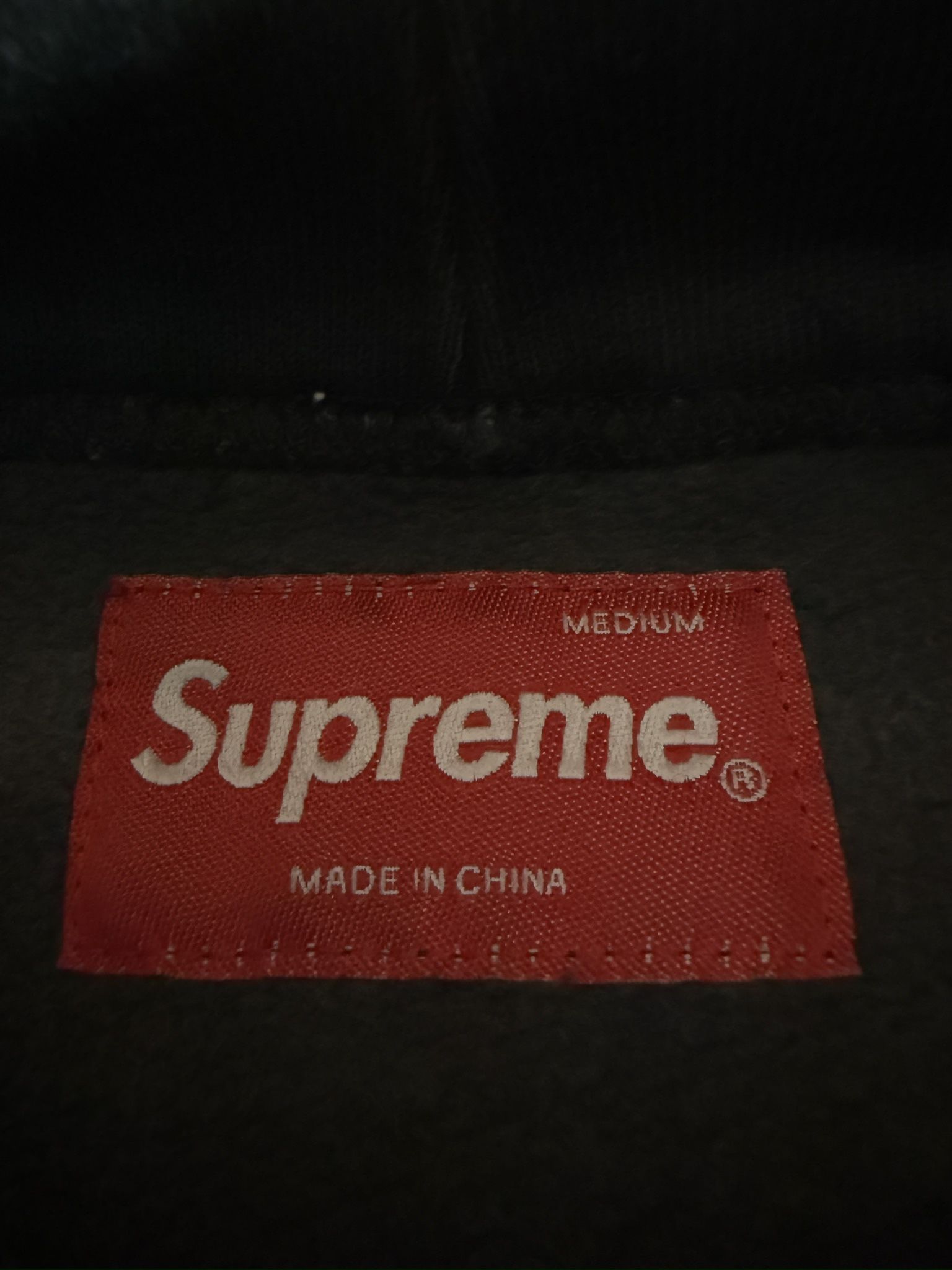 SUPREME Overdyed Dragon Hoodie 