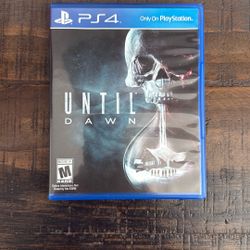 PS4 Game Until Dawn 
