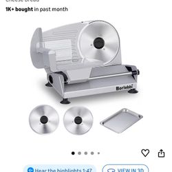 Meat Slicer, 200W Electric Food Slicer