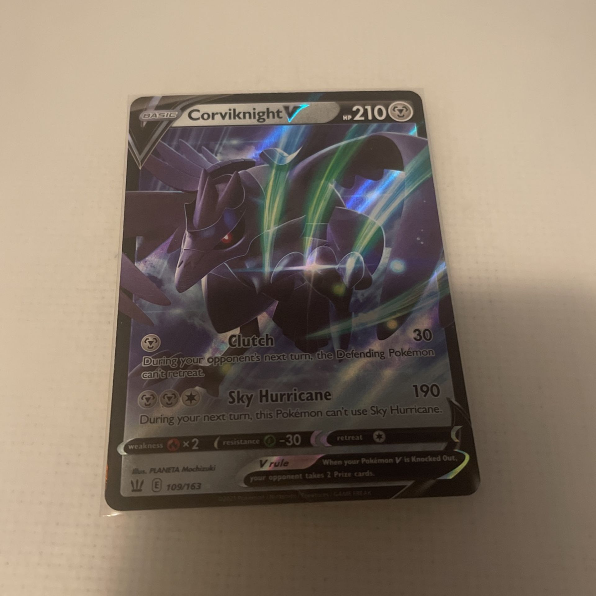 Pokémon Corviknight V 109/163