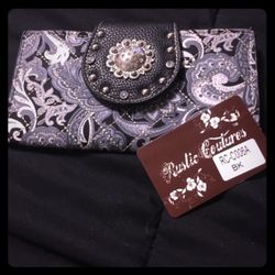 Paisley Print Wallet | Clutch