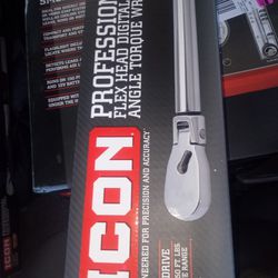 iCON ICON 1/2 in. Drive 12.5-250 ft. lb. Professional Flex Head Digital Angle Torque Wrench

