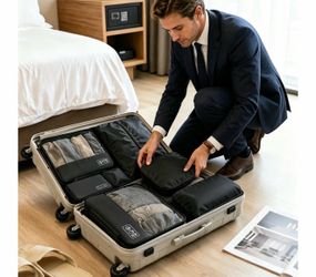 6 Comprossion pack trip cubes travel