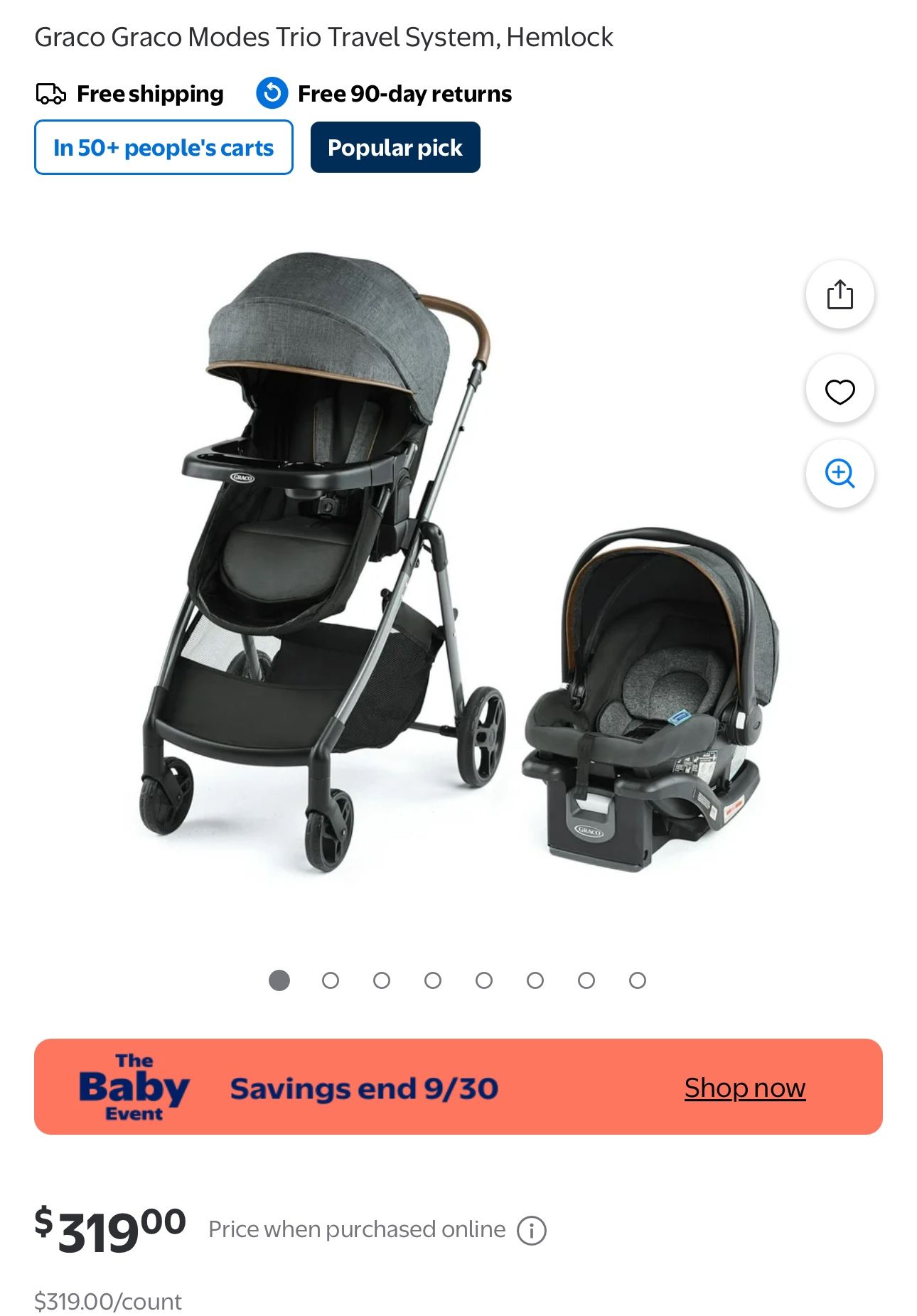 GRACO Modes Trio 3-1 Travel System