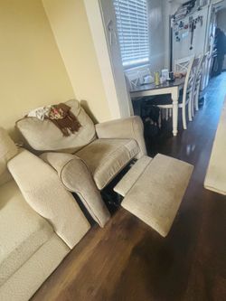 Living room set recliner, and 2 couches