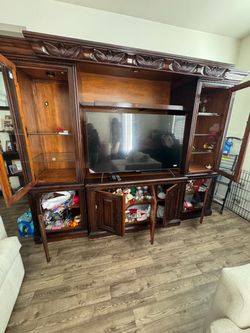 Large Entertainment center