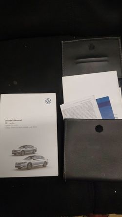 Owners Manual Book with Document Pouch