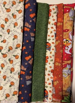 Fall and Halloween Themed Fabrics