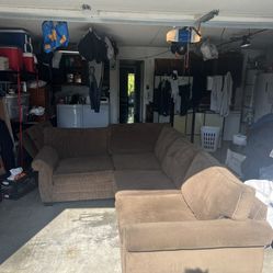 Brown Sectional Couch