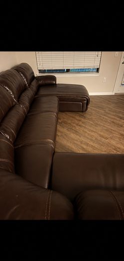 Leather Sectional