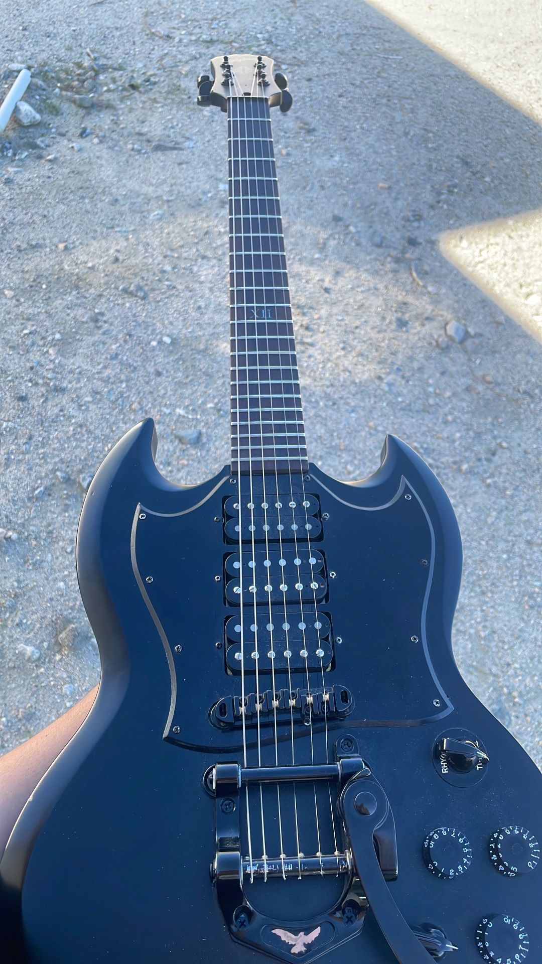 Epiphone SG XII modded