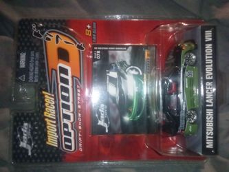 Jada Toys Option D Mitsubishi Lancer Evolution VIII Die-Cast