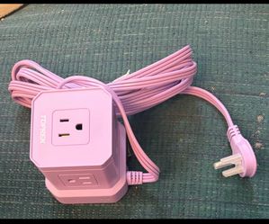 Toprek purple power strip cube