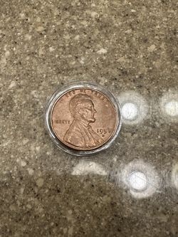 ONE OF A KIND    1957 D Wheat Penny 