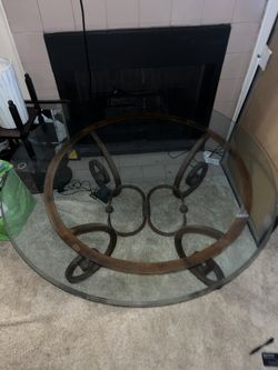 Glass Round Coffee Table