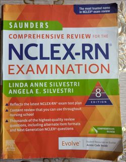 Saunders Comprehensive Review for NCLEX-RN Examination 8th Edition Silvestri