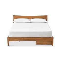 Mopio Retrovie Mid-Century Modern King Bed  Designer Look, Realistic Price Quality hardware and solid wood legs bring mid century modern design to you