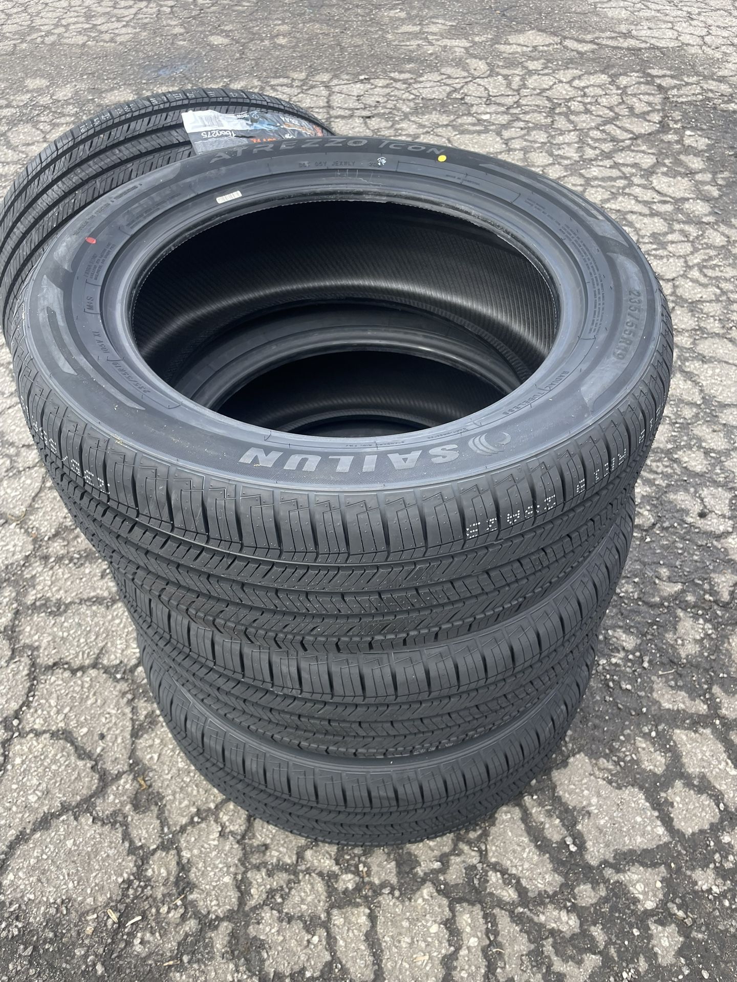 new tires 235/55/19 Sailun tires $145 each tire if you need installation and Ballance will be extra $25 each tire