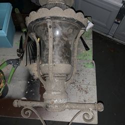 Very Old Cast Gas Street Light