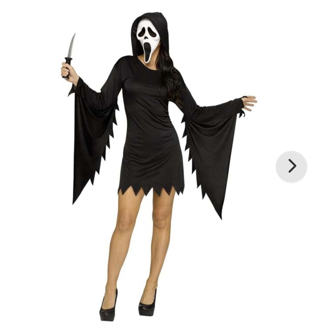 Ghost face Dress With Mask