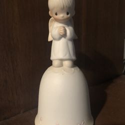 Vintage Precious Moments Bell - "Let The Heavens Rejoice" - 1981 Collector Bell - Closed 1981