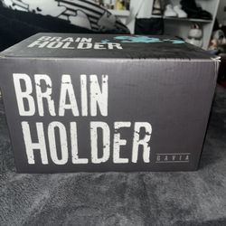 Brain Candle With Skull Candle Holder