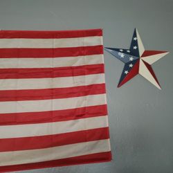 Home And Garden American Flag Decor