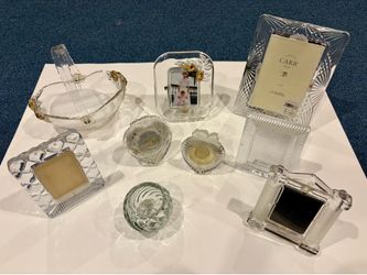 Variety Crystal Frames and Basket