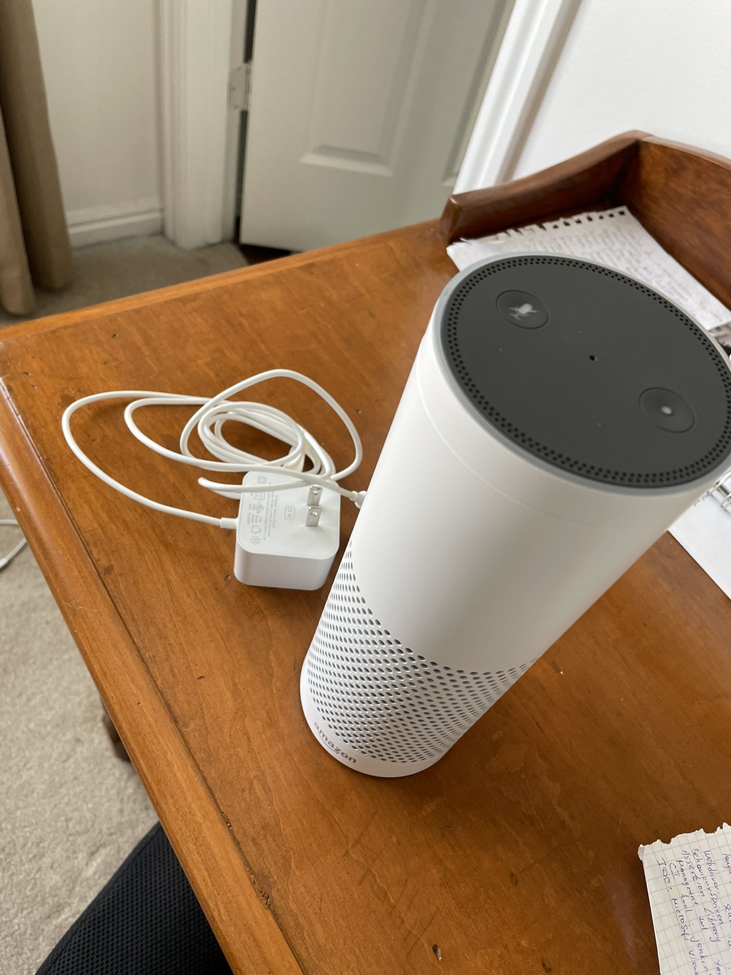 Amazon Echo (1st Gen) Bluetooth Speaker - White