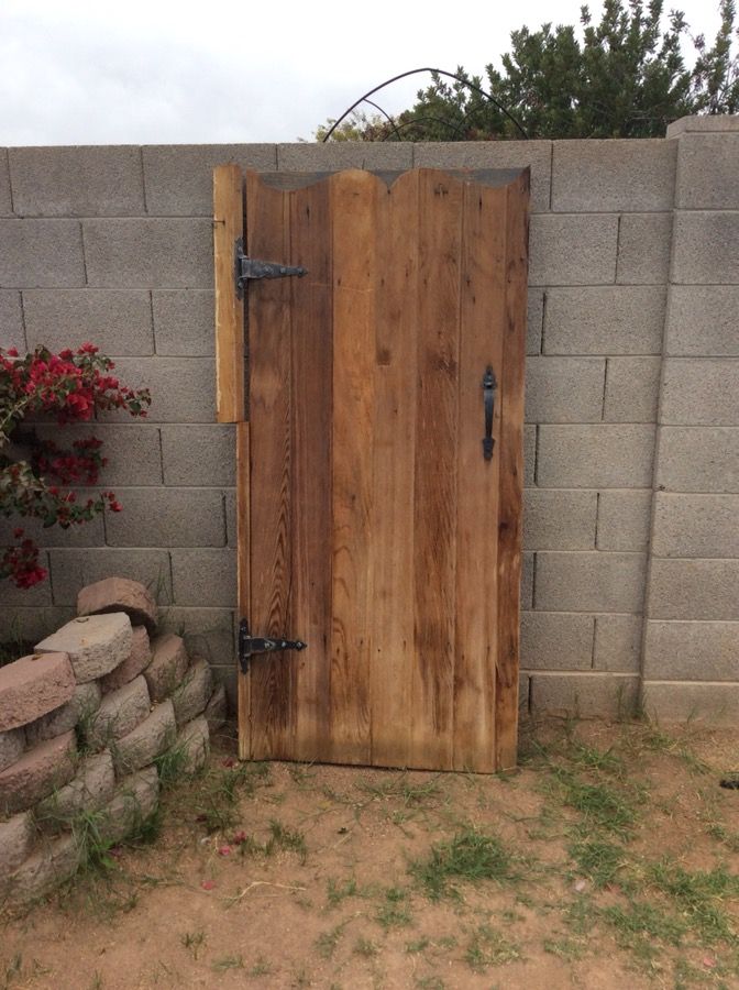Old door with hardware