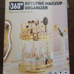 360° Rotating Makeup Organizer
