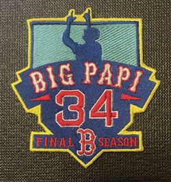 New Big Papi Final Season Commemorative patch