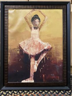Ballerina wall art