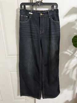 EM Jeans Dark Wash Wide-Leg Jeans