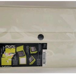 Plus Motif Ipad Mini Case Ivory Color , Factory Sealed Wrap Magnetic Closure New