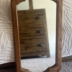 Vintage Solid Wood Mirror