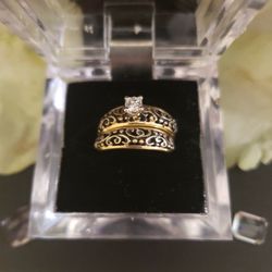 Late 1800s 14k Diamond Ring
