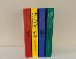 Harry Potter 20th Anniversary House Editions (1st editions; UK editions); Books 1 - 3