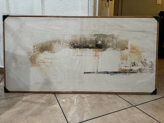 Neutral Abstract Canvas Wall Art